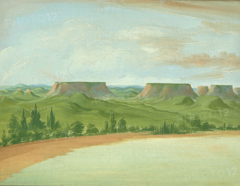 Square Hills, 1200 Miles above St. Louis, 1832.