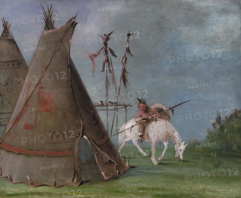 Comanche Lodge of Buffalo Skins, 1834-1835.