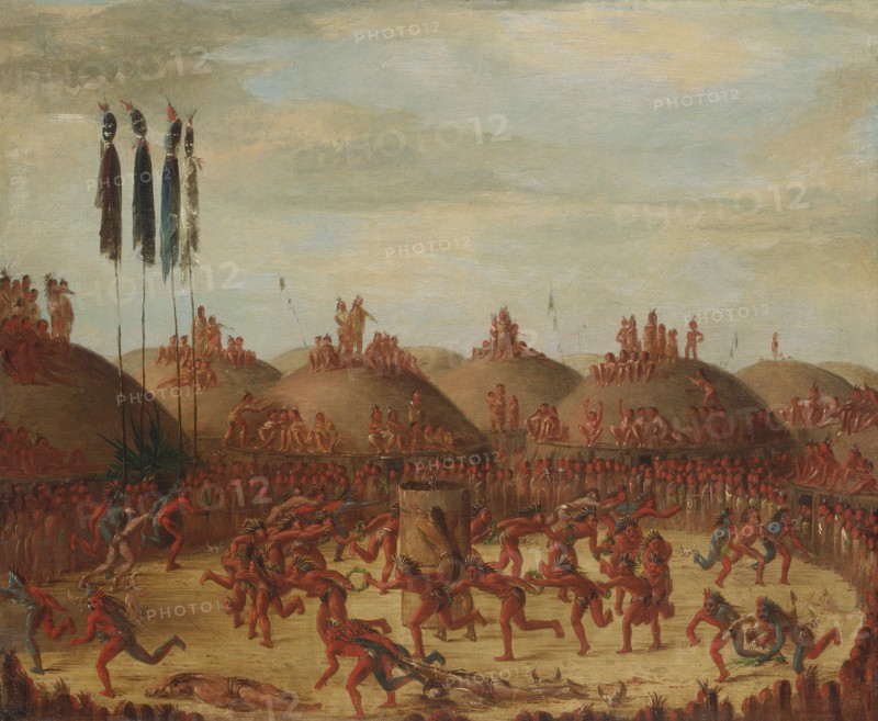 The Last Race, Mandan O-kee-pa Ceremony, 1832.