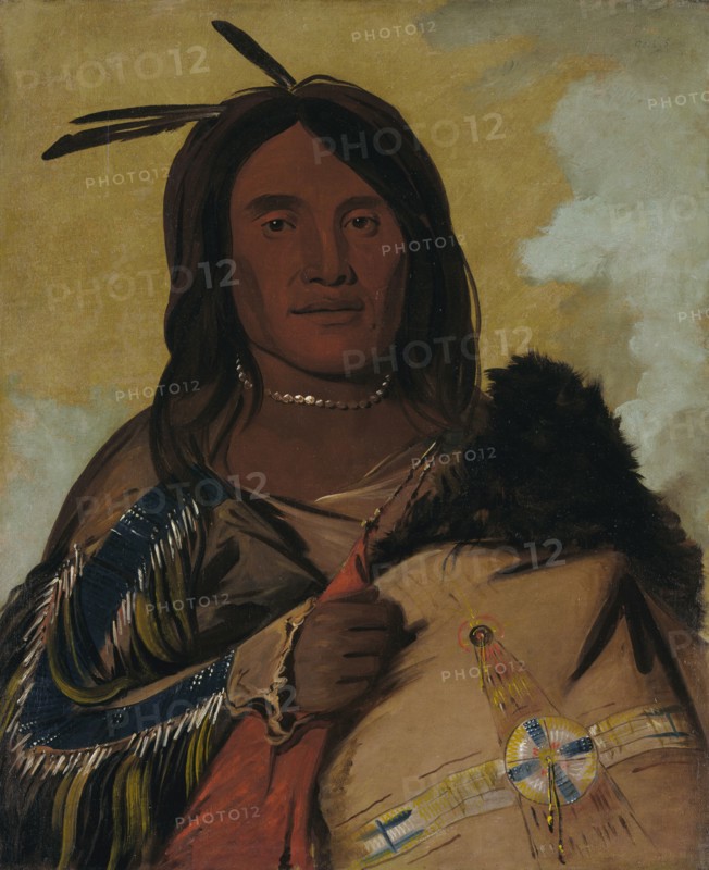 Ka-pés-ka-da, Shell Man, an Oglala Brave, 1832.
