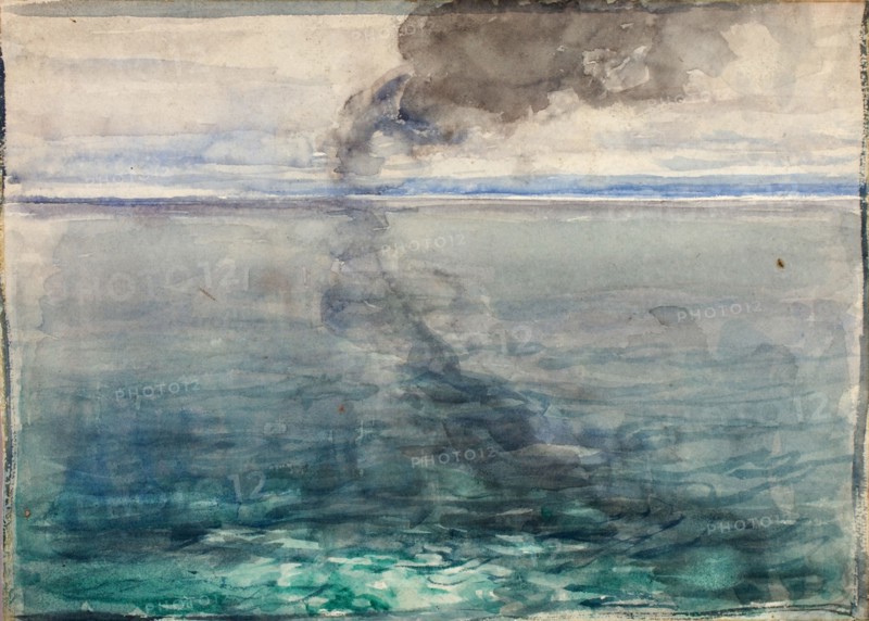 Crossing the Atlantic (Return Home), 1894.