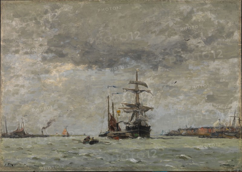 Entrance to the Harbor, 1890.