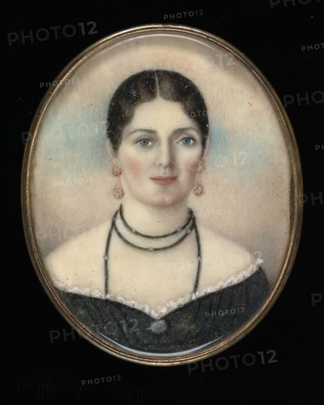Adeline Morgan Thompson, ca. 1840.