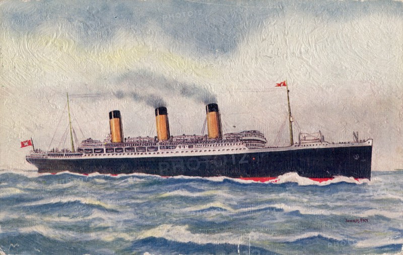 RMS Majestic, White Star Line, 1935. Ocean liner working on the North Atlantic run.