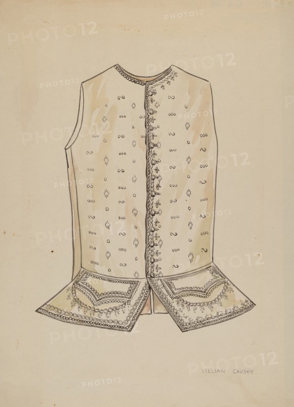 Man's Vest, 1935/1942.