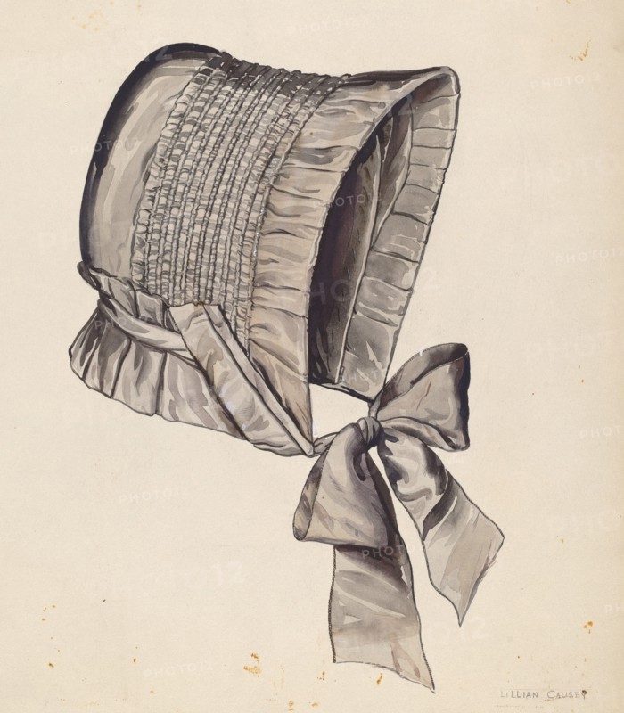Bonnet, c. 1937.