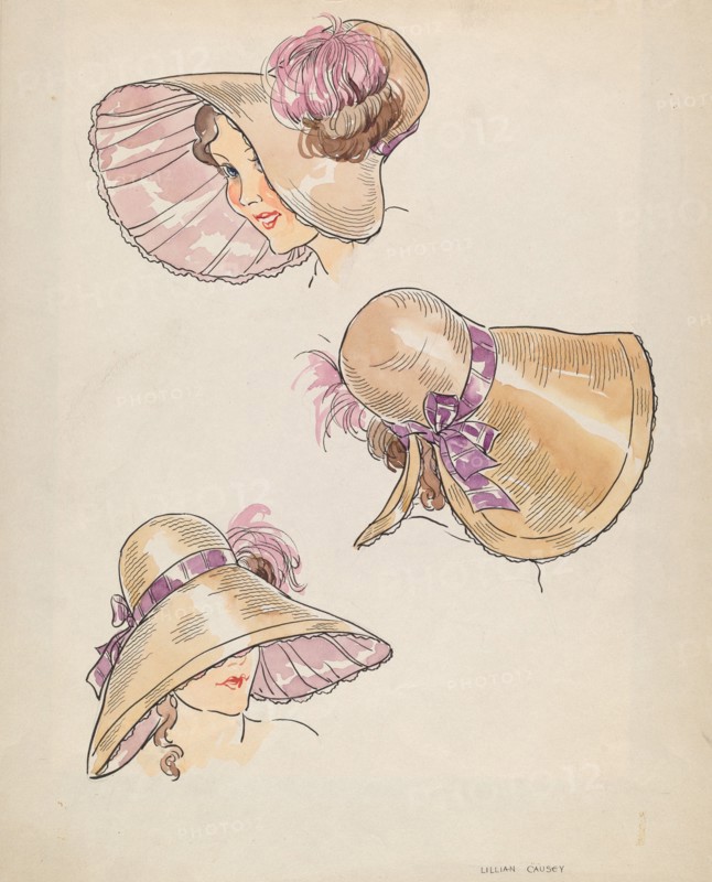 Bonnet, c. 1936.