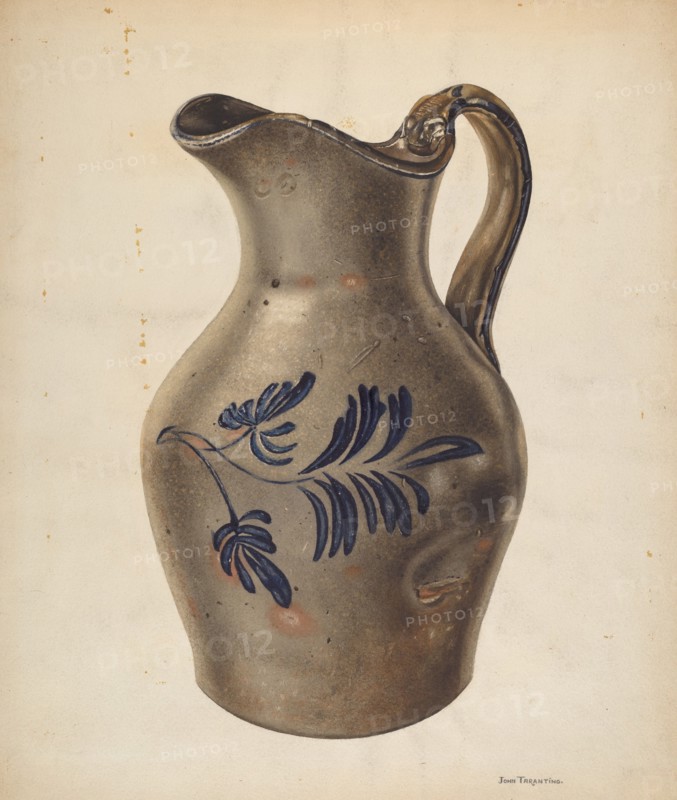 Pitcher, c. 1938.