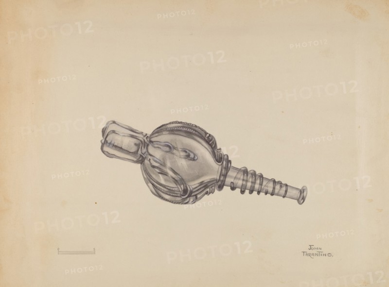 Miniature Bellows Bottle, c. 1936.