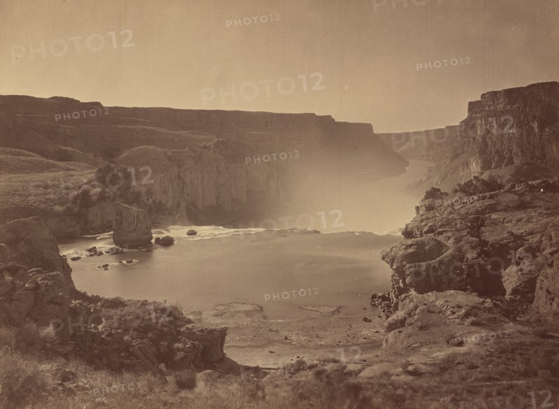 Shoshone Falls, Snake River, Idaho, 1874.