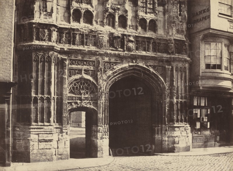 Christchurch Gateway, Canterbury, 1854, printed 1857.