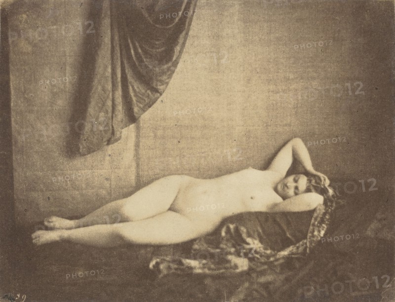 Étude d'après Nature [nude study], 1854.