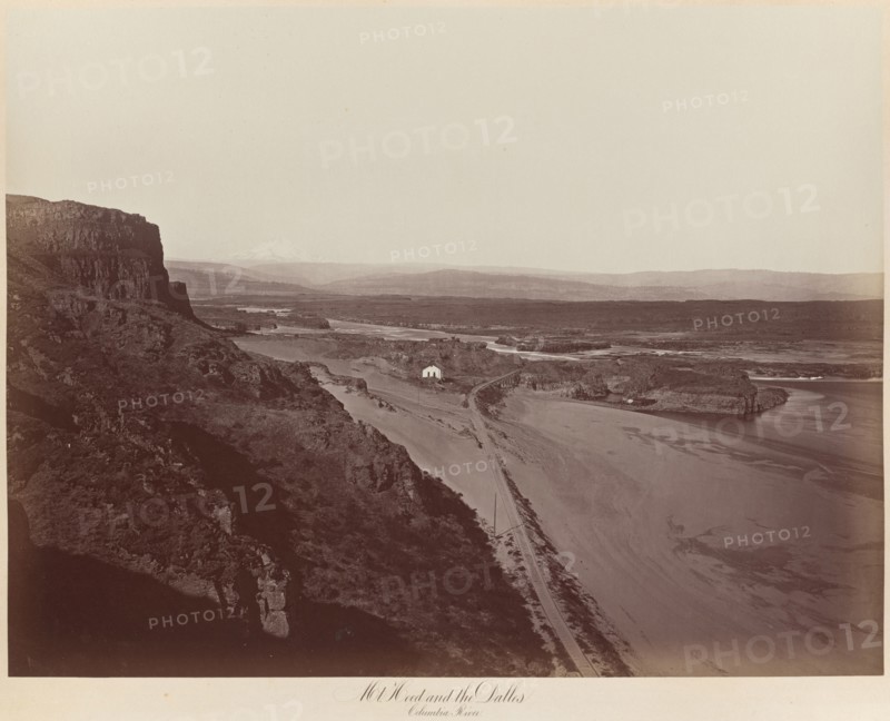 Mt. Hood and the Dalles, Columbia River, 1867.