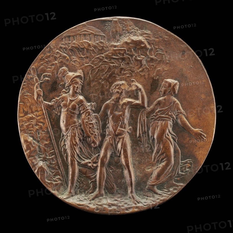 Minerva, Hercules, and Vice [reverse], c. 1571.