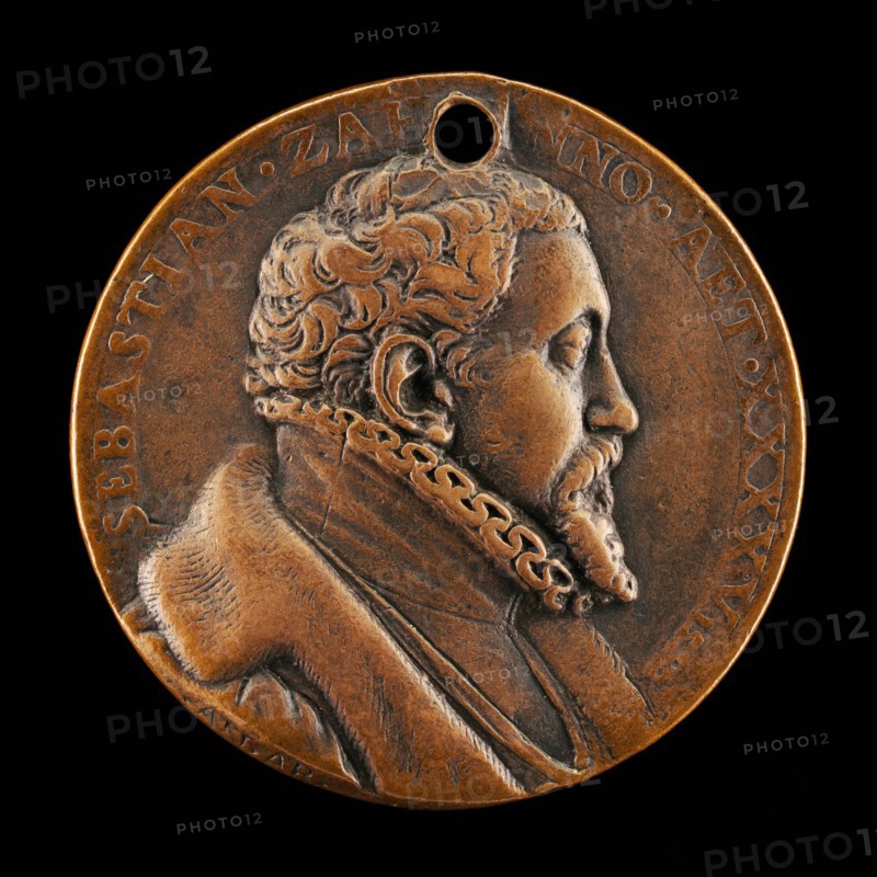 Sebastian Zäh, 1527-1598, Merchant and Financier [obverse], 1572.