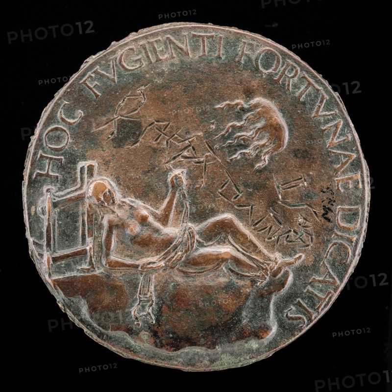 Female Figure Holding a Bridle [reverse], probably after 1502.