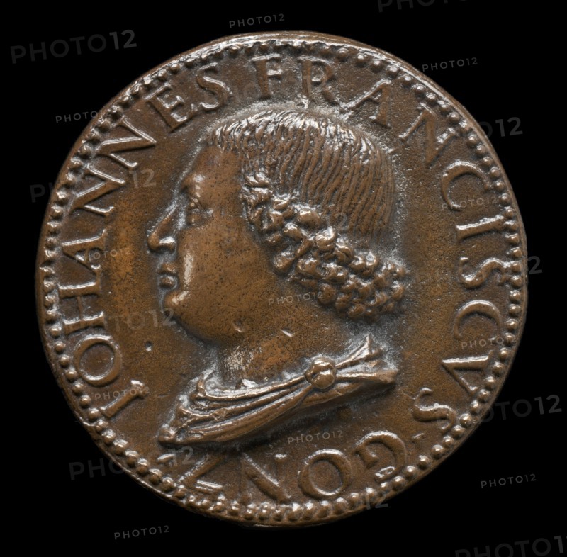 Gianfrancesco Gonzaga di Rodigo, 1445-1496, Lord of Bozzolo, Sabbioneta, and Viadana 1478 [obverse].