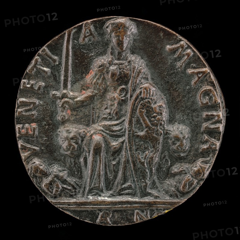 Venetia and Two Furies [reverse], c. 1454/1484.