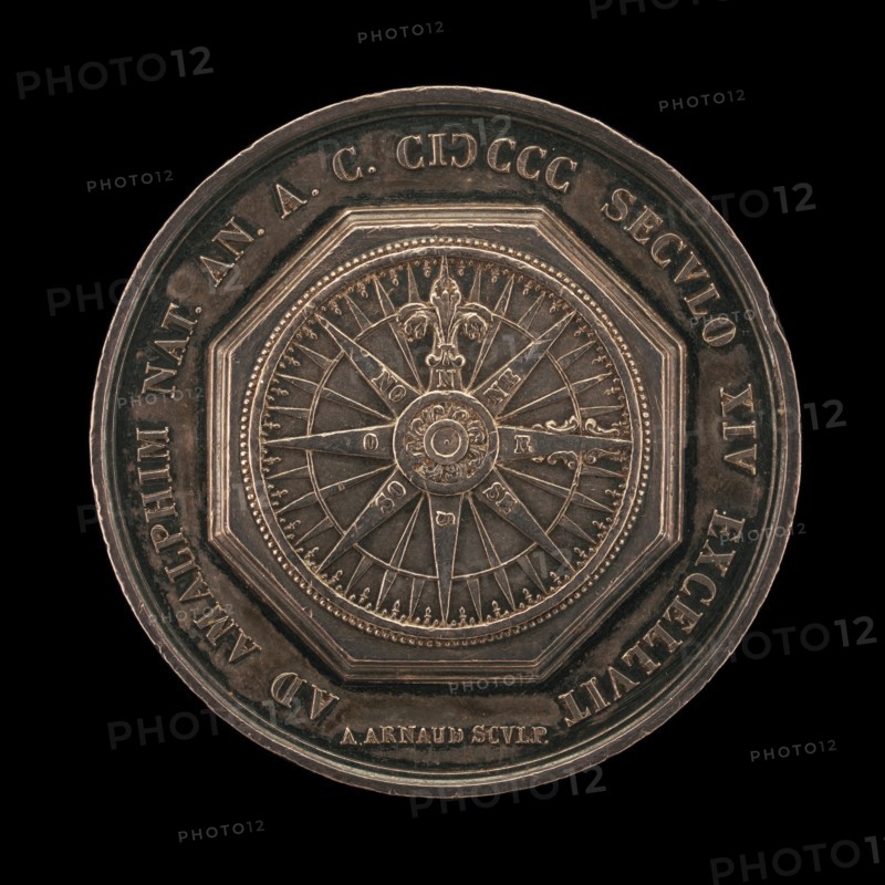 Compass Rose [reverse], second quarter 19th century.