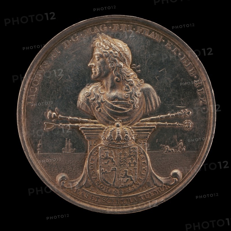 James II, 1633-1701, King of England 1685-1688 [obverse], 1685.