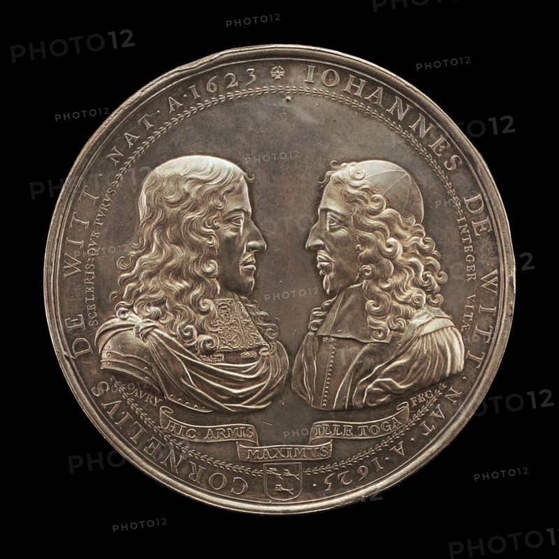Assassination of the Brothers Cornelius and Johann de Witt at The Hague [obverse], 1672.