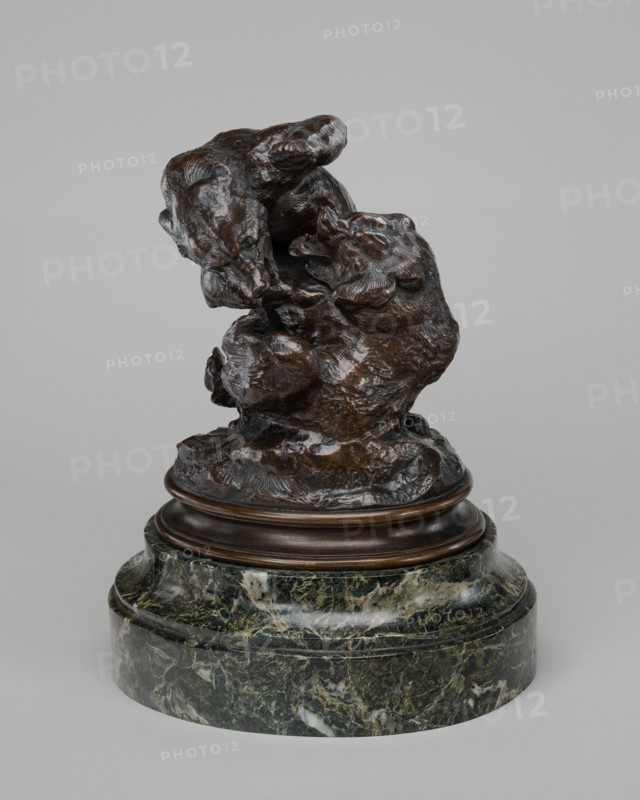 Two Bears Wrestling, model 1833, cast after 1847-1848.
