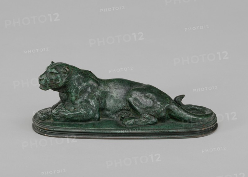Reclining Panther, model n.d., cast c. 1838/1874.