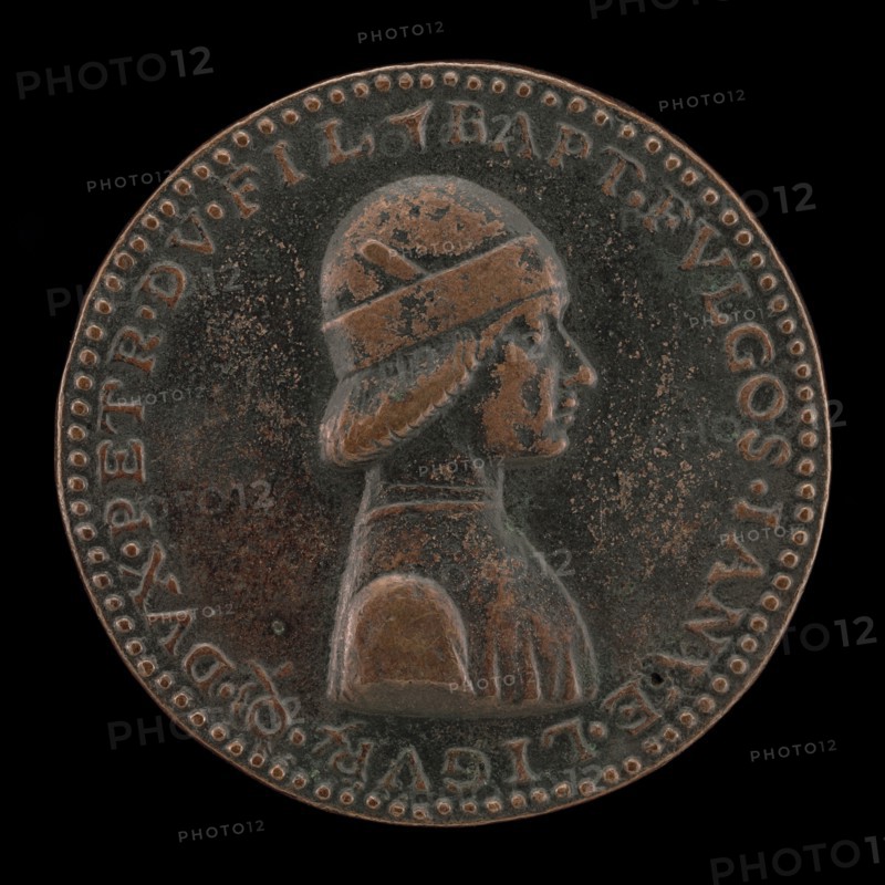Battista II di Campofregoso, Doge of Genoa 1478-1483 [obverse].