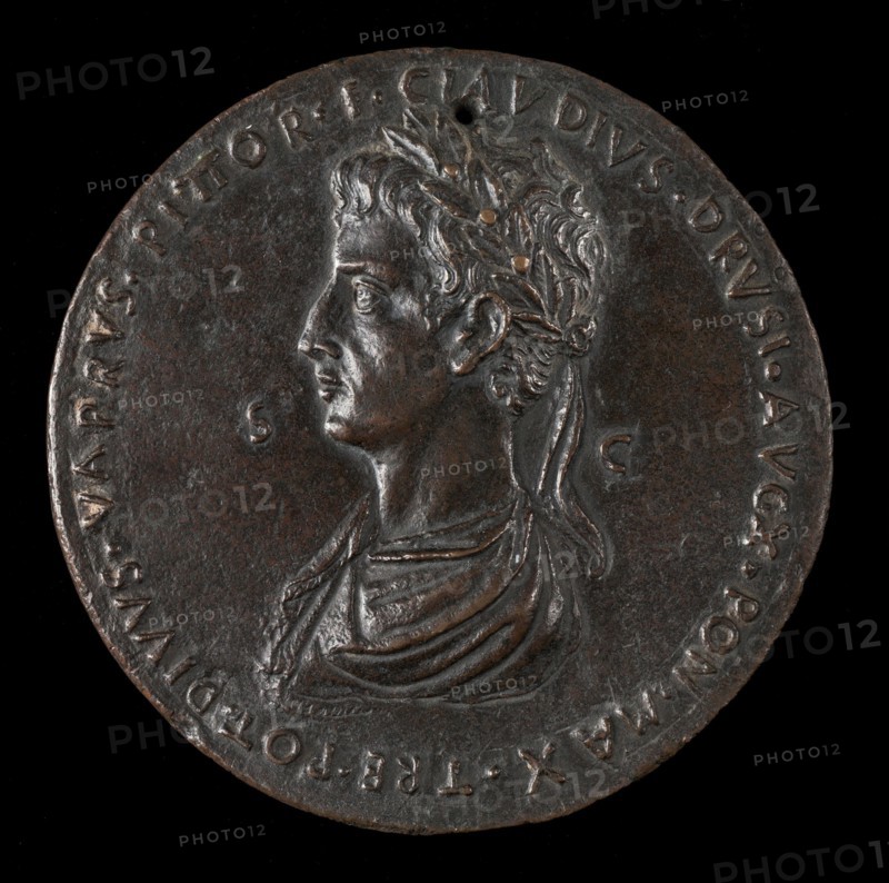 Emperor Claudius, 10 B.C.-54 A.D., Emperor 41-54 [obverse], c. 1440s/1450s.