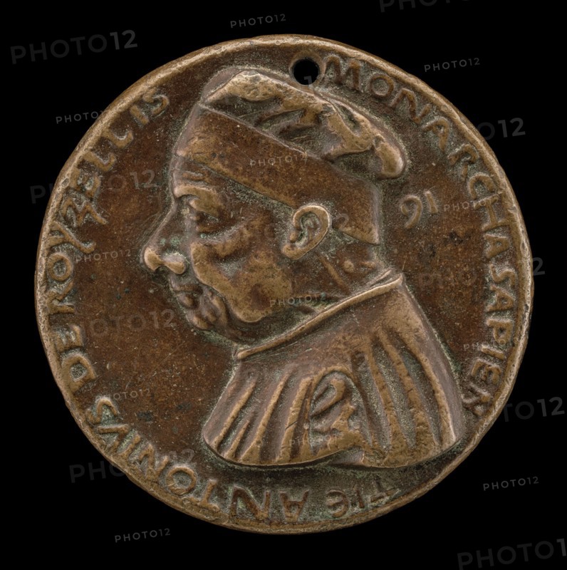 Antonio Roselli of Arezzo, 1380-1466, Jurist [obverse], probably 1460/1466.