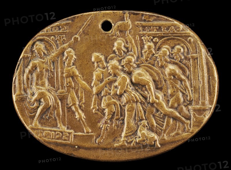 The Continence of Scipio [reversed sense].