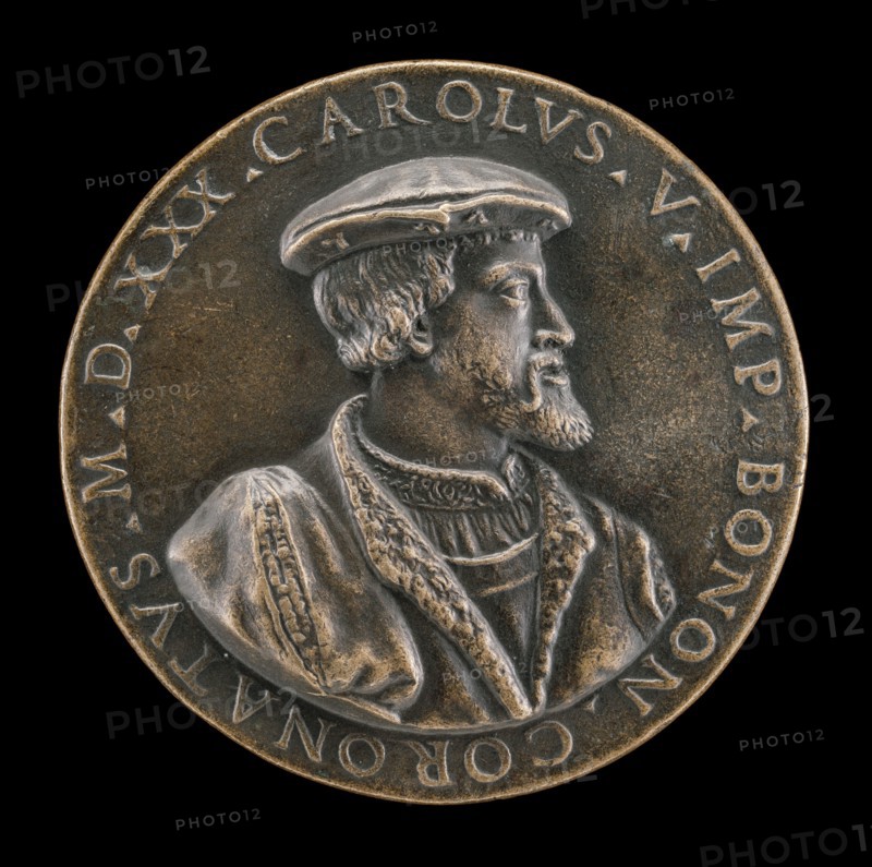 Coronation Medal of Charles V, 1500-1558, King of Spain 1516, Holy Roman Emperor 1519-1556, 1530.