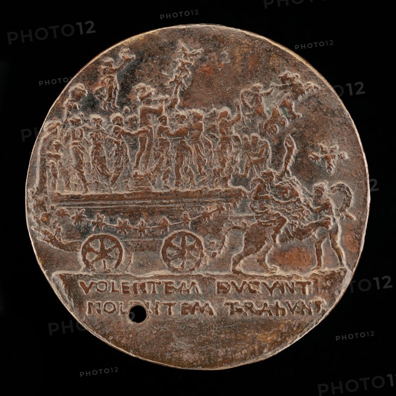 Triumphal Car with Mercury and the Muses [reverse], c. 1480.
