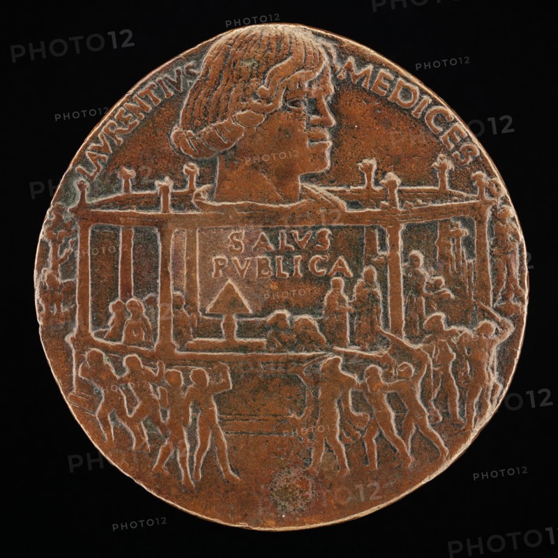 Lorenzo de' Medici, il Magnifico, 1449-1492 (The Pazzi Conspiracy Medal) [obverse], 1478.