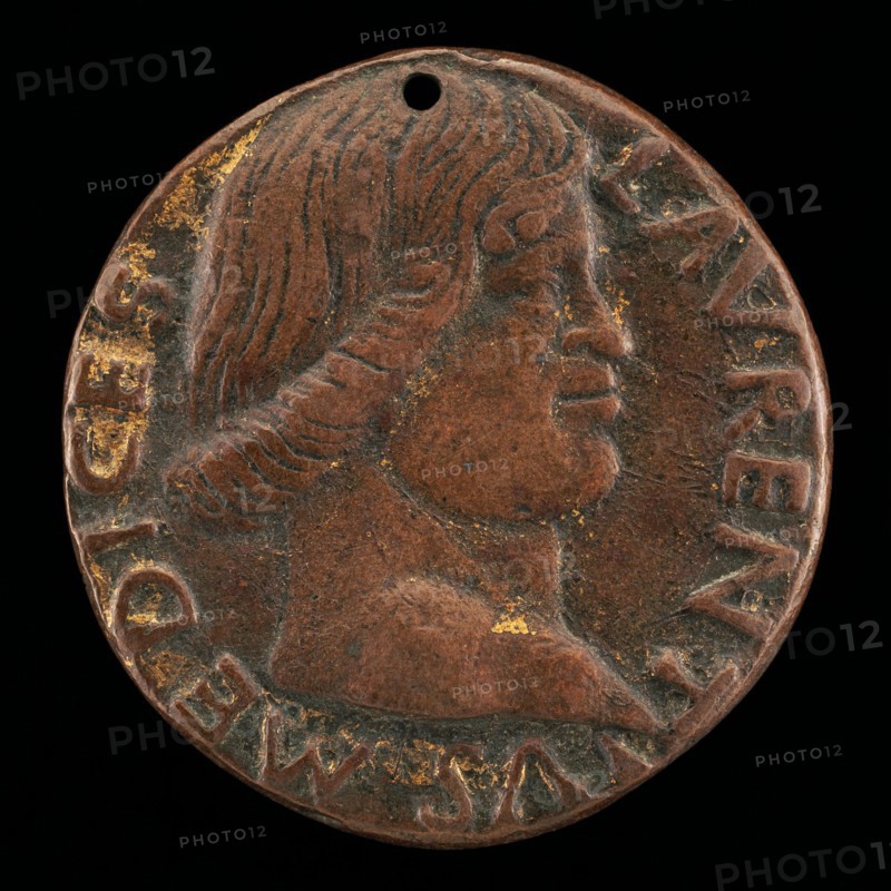 Lorenzo de' Medici, il Magnifico, 1449-1492 [obverse].