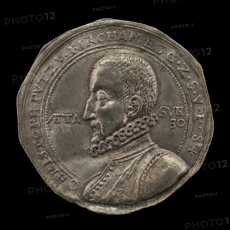 Christoph Putz von Kirchameg, Mint Master in Prague 1590, 1584. Possibly by Karl von Bieberstein.