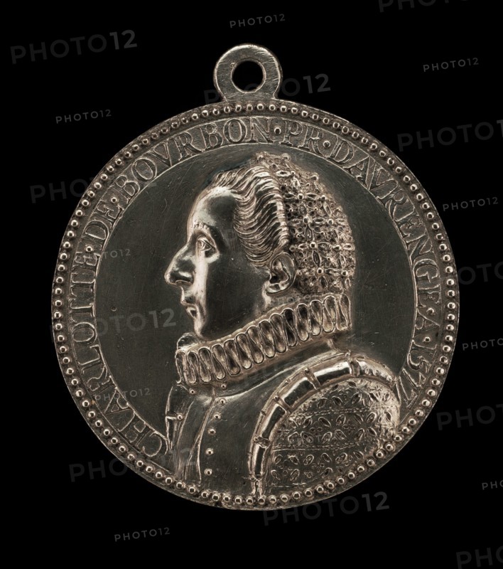 Charlotte de Bourbon, 1548-1581, Third Wife of Willem I, Prince of Orange and Nassau [reverse], 1577.