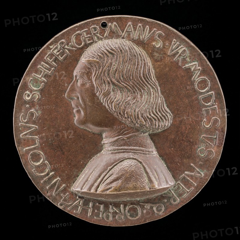 Nicolaus Schlifer, German Musician [obverse], 1457.