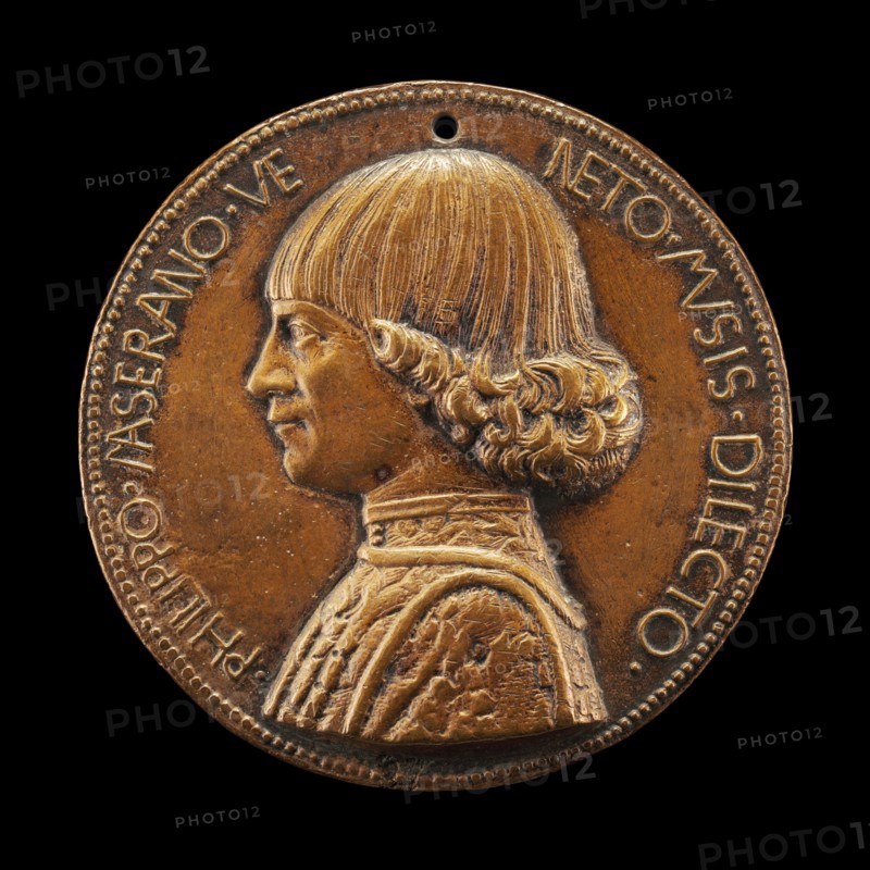 Filippo Maserano, Venetian Poet [obverse], 1457.