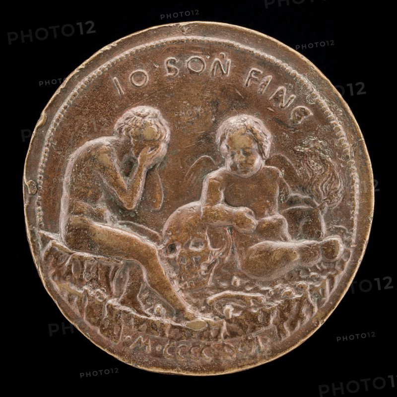 Boldù with the Genius of Death [reverse], 1466.