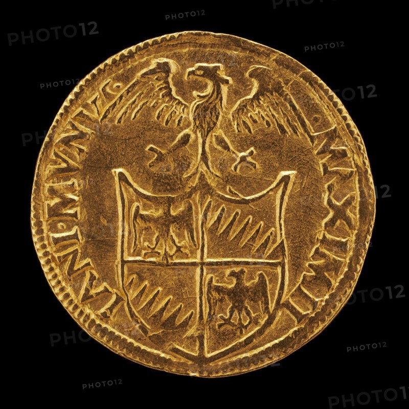 Shield Surmounted by an Eagle [reverse], 15th or 16th century.