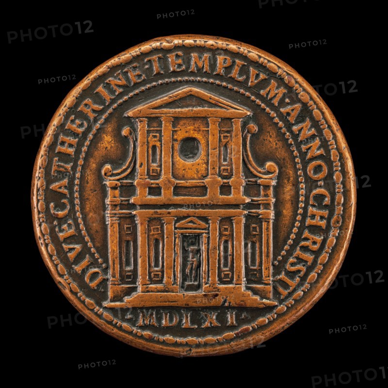 Facade of Santa Caterina dei Funari, Rome [reverse], 1561.
