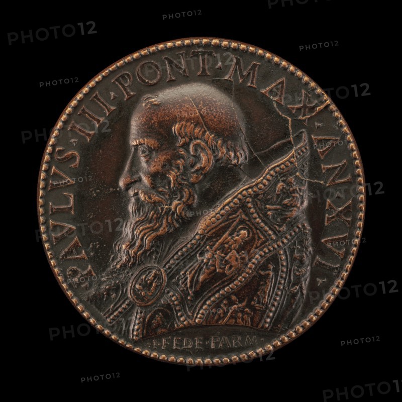 Paul III (Alessandro Farnese, 1466-1549), Pope 1534 [obverse], 1549.
