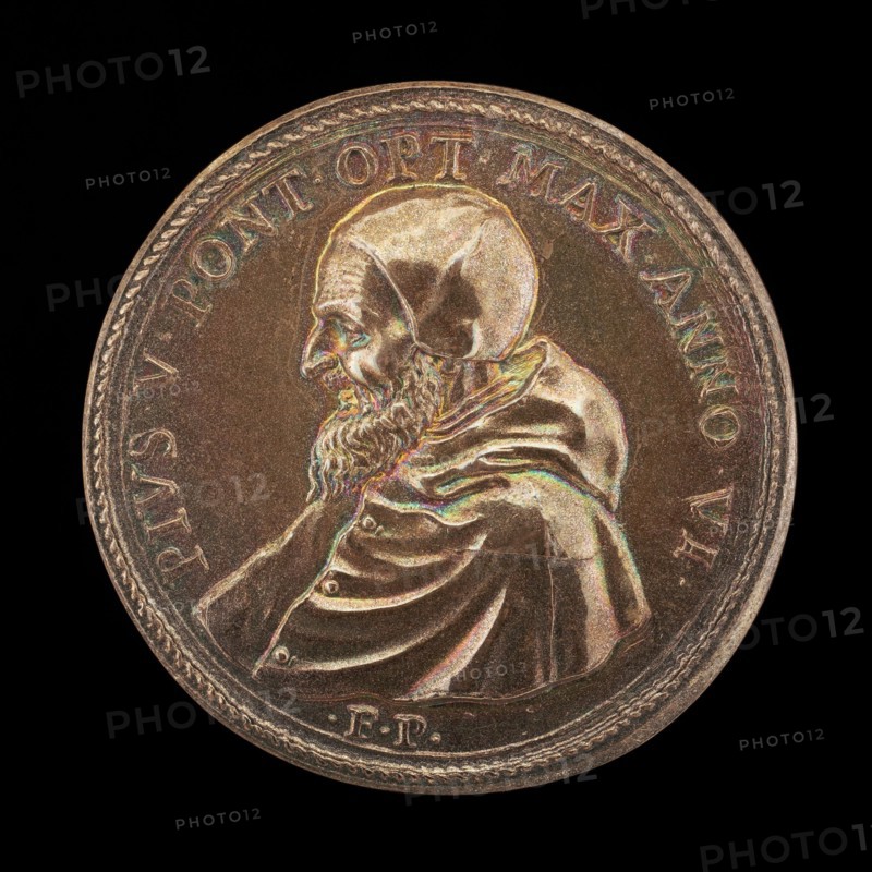 Pius V (Michele Ghislieri, 1504-1572), Pope 1566 [obverse], 1572.