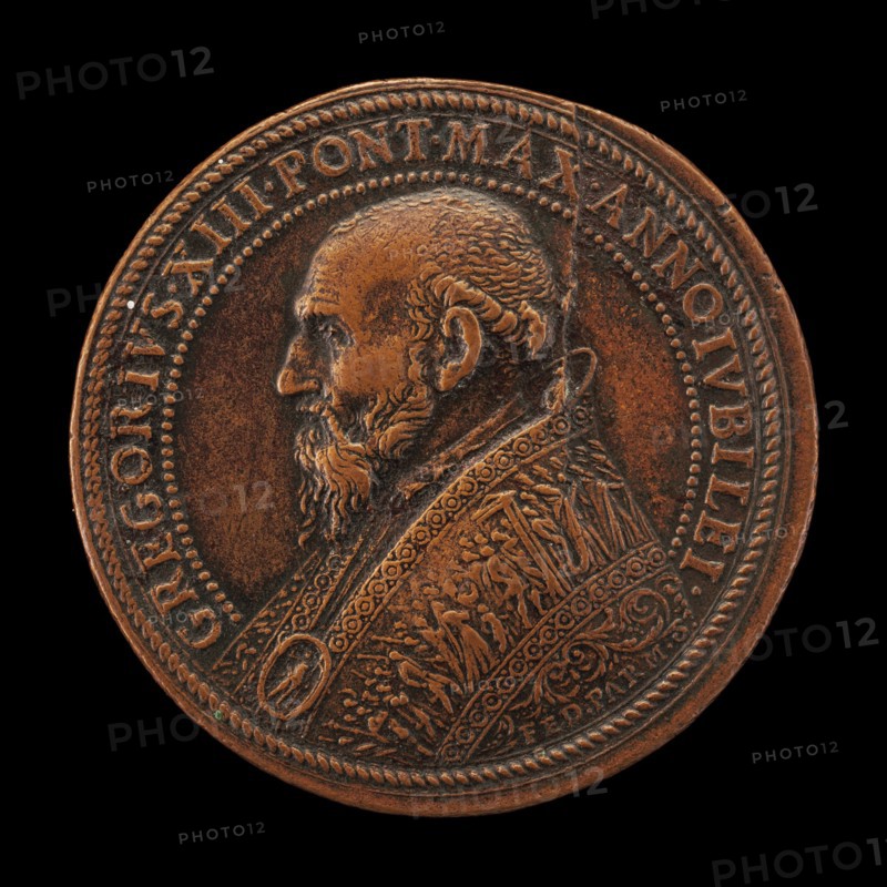 Gregory XIII (Ugo Buoncompagni, 1502-1585), Pope 1572 [obverse], 1575.