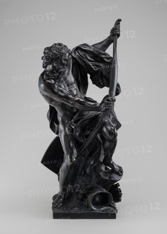 Soldier Drawing His Bow, model 1715, cast mid 19th century.