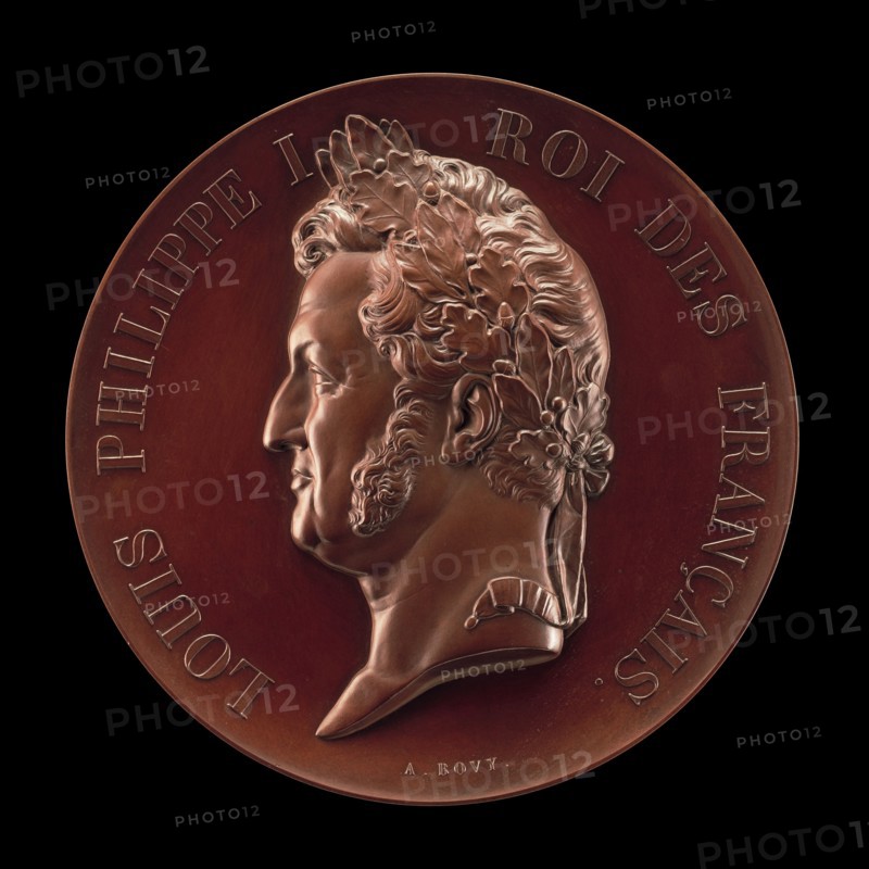 Louis Philippe, 1773-1850, King of the French 1830-1848 [obverse], 1842.