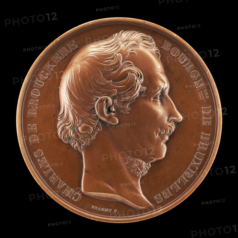 Charles de Brouckère, 1796-1860, Mayor of Brussels 1848 [obverse], 1854.