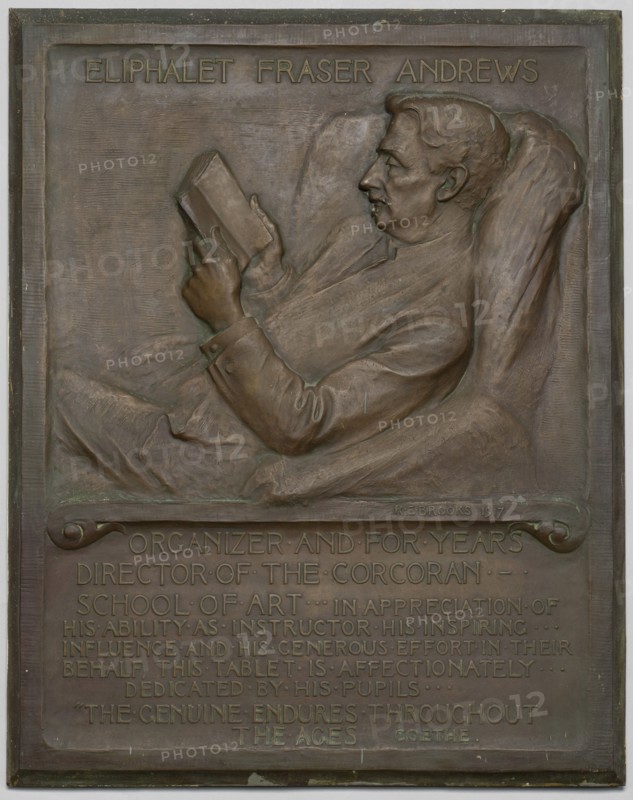 Memorial Tablet to the Late E. F. Andrews, 1917.