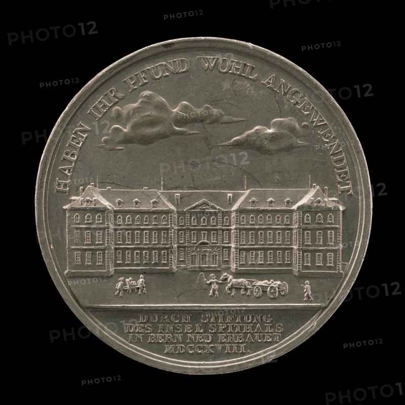 Insel Hospital, Bern [reverse], 1818.